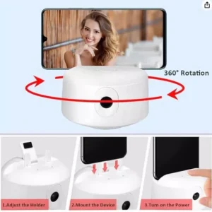 Auto Face Tracking Phone Holder Tripod AI Smart Selfie Stick 360° Rotation Mount