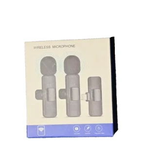 Dual Wireless Lavalier Microphone Kit for iPhone Lightning - slightly used