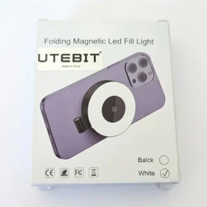 Folding Magnetic LED Fill Light For Selfies, Streaming Live Auctions Live Stream