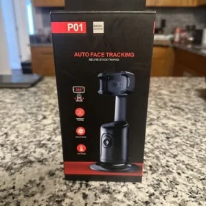 P01 Auto Face Tracking Selfie Stick Tripod AI Gimbal Phone Holder NEW
